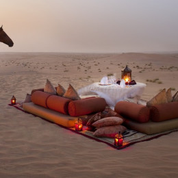 Abendessen in der Wüste, Dubai