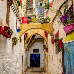Beautiful alleyways of the city