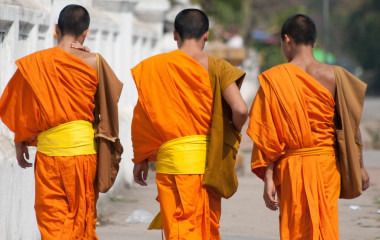 Buddhistische Mönche in Luang Prabang Laos