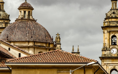 Cartagena buildings, Colombia, South America