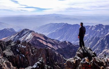 Things to do in Morocco Enchanting Travels Morocco Tours Toubkal summit view Morocco