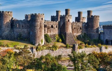 Enchanting Travels UK & Ireland Tours Famous Conwy Castle in Wales, United Kingdom, series of Walesh castles