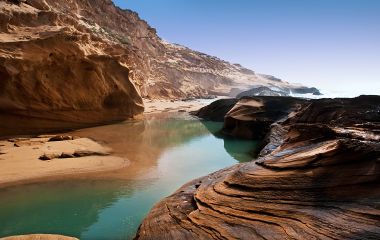 The coast of the Atlantic Ocean in Morocco