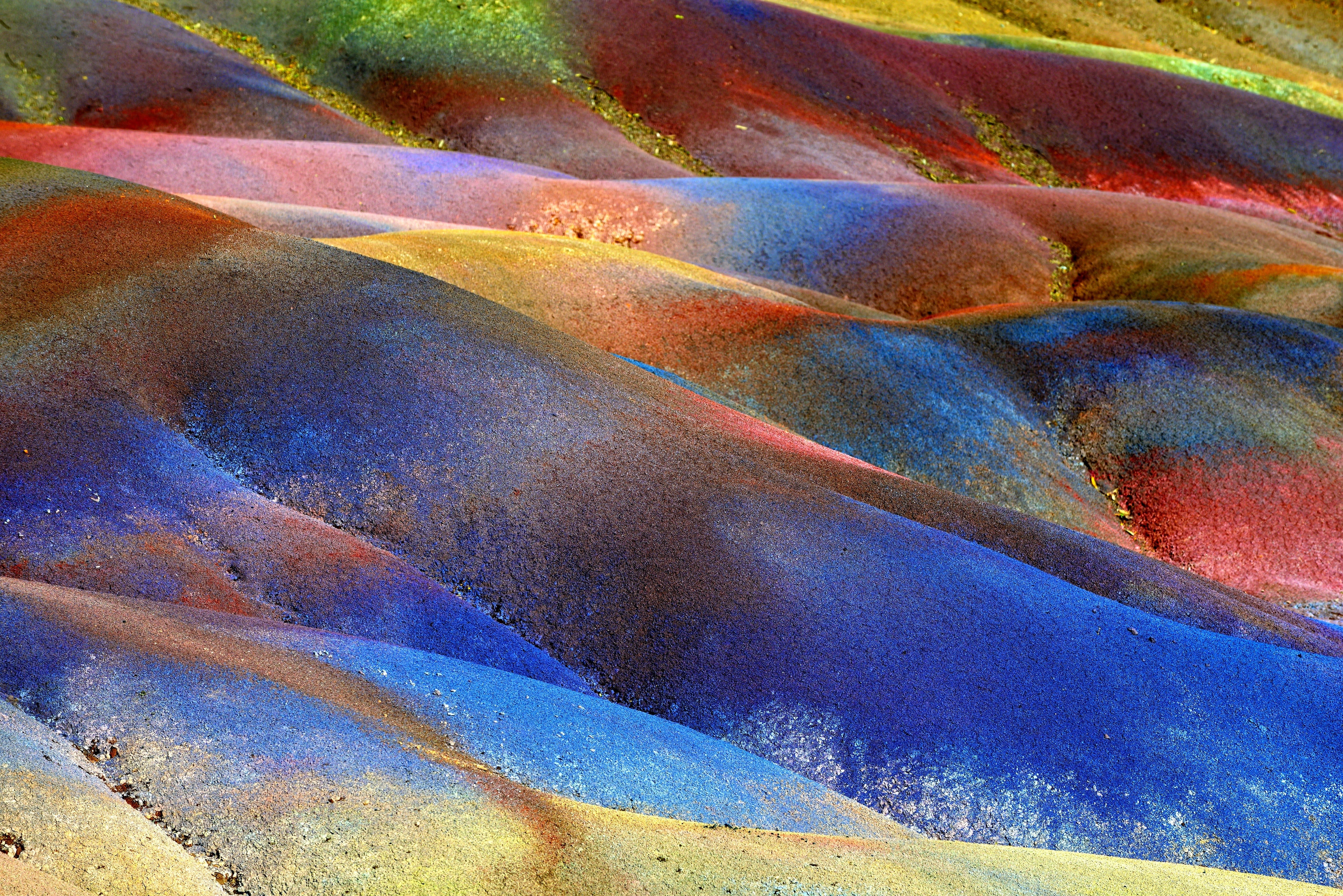 Unusual volcanic formations in Mauritius