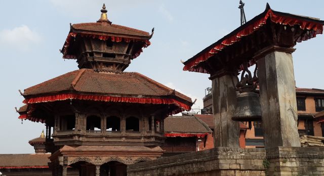 Historische Gebäude in Bhaktapur