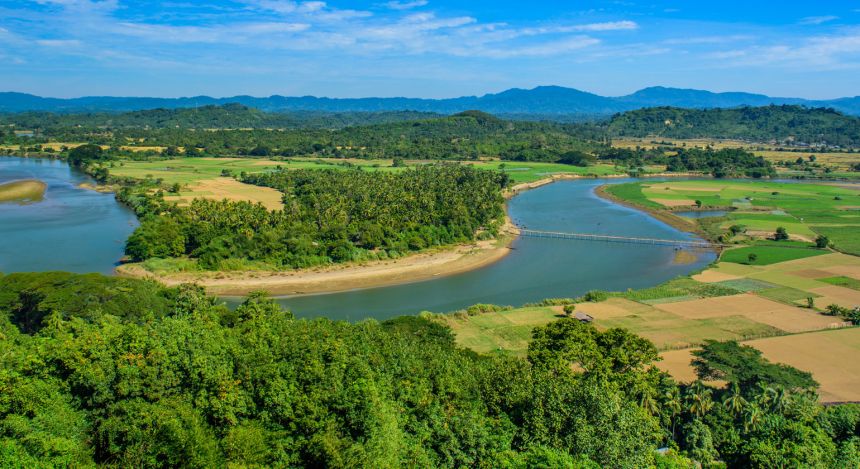 Landschaft in Myanmar