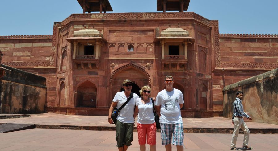 Unsere Gäste besuchten das Agra Fort, Indien