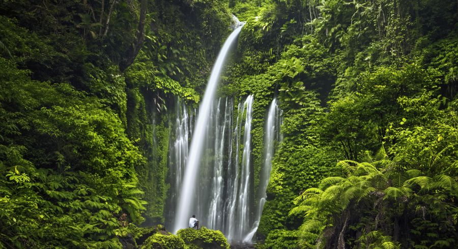 Lombok Sehenswürdigkeiten: Gangga Wasserfälle