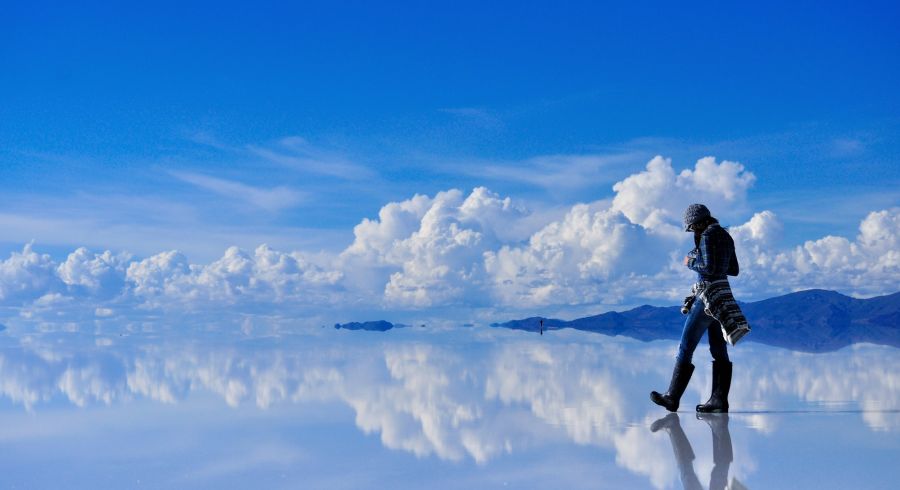Uyuni Wüste zur Regenzeit