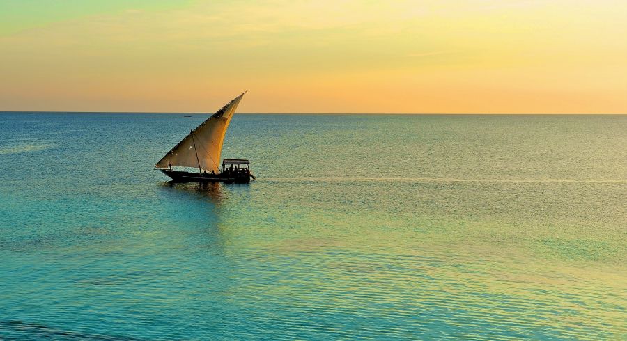 Sunset dhow boat cruise in Zanzibar