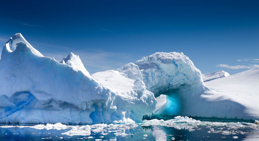 Eisberge in der Antarktis
