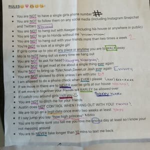 5 womans list of thing boyfriend is banned from doing p06ieb - Eugenol