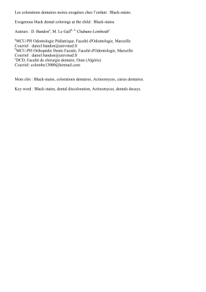 Article black stains l8j2va - Eugenol