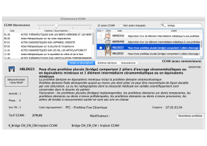 Bridge sur implant kd2uem - Eugenol