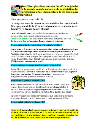 Chers patients ch res patientes ter 1  cbvhyj - Eugenol