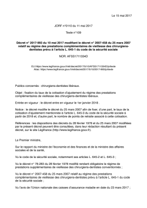 Décret n 2017 993 du 10 mai 2017 version initiale z1rdho - Eugenol