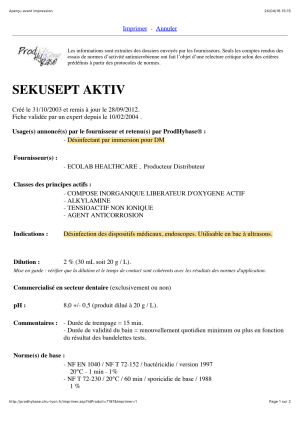 Prodhybase sekusept zsb8gf - Eugenol