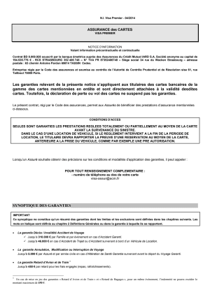 Visa 1er assurances n4iw76 - Eugenol