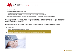 A quelle rcp declarer un sinistre razvtv - Eugenol