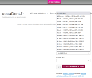 Adjointe métal dfblh2 - Eugenol