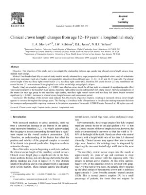 Crown length x9v1kn - Eugenol