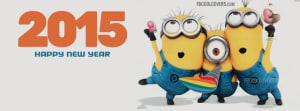 Happy new year 2015 by minions facebook cover zewvid - Eugenol