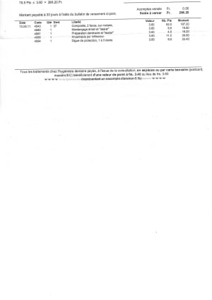 Tarifs ch116 hewngp - Eugenol