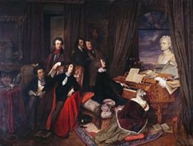Danhauser liszt au piano cjjezt - Eugenol