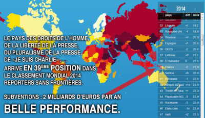 France et liberte  de la presse   affligeant jxc3dx - Eugenol
