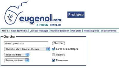 Recherche bvfkvq - Eugenol