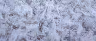 Close-up image of fluffy, fibrous white material, resembling cotton or softened fabric, with a textured appearance. The material is densely packed, filling the entire frame.