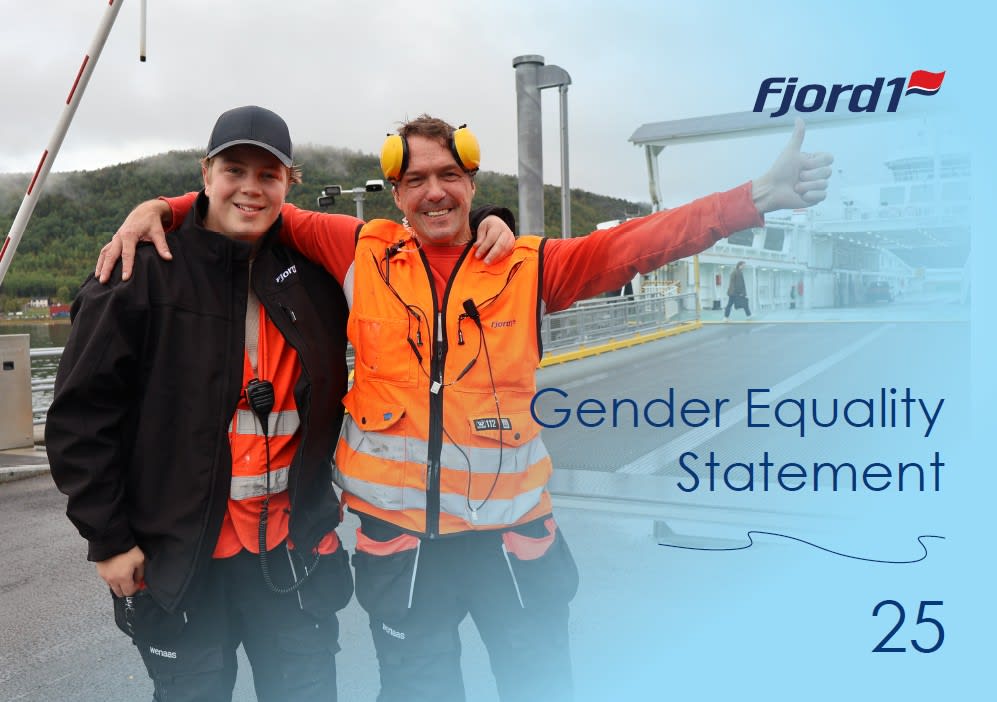 Statement regarding gender equality 