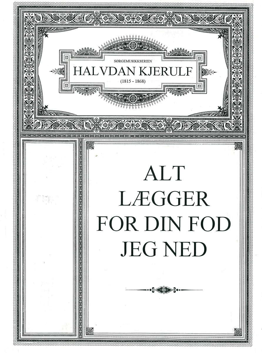 Alt lægger for din fod jeg ned | Notebutikken