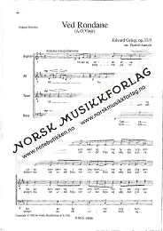 Ved Rondane - SATB | Notebutikken
