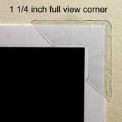 large photo corner to mount photo in
picture frame