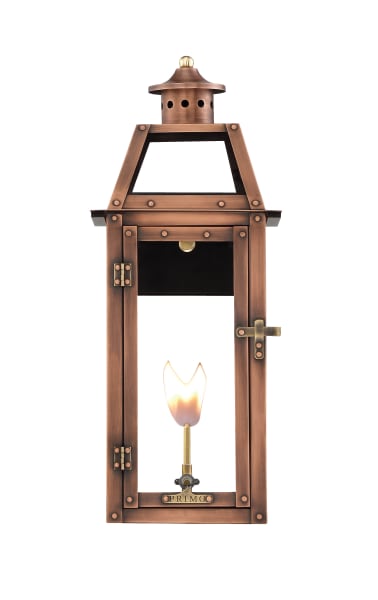 Bienville Wall Mount Copper Lantern by Primo