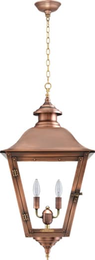Jolie Hanging Chain Copper Lantern by Primo
