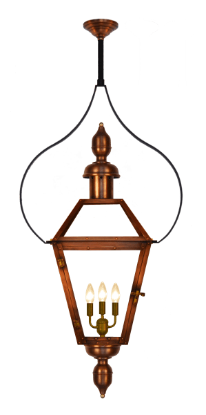 Georgetown Pendant Yoke with London Top and Bottom