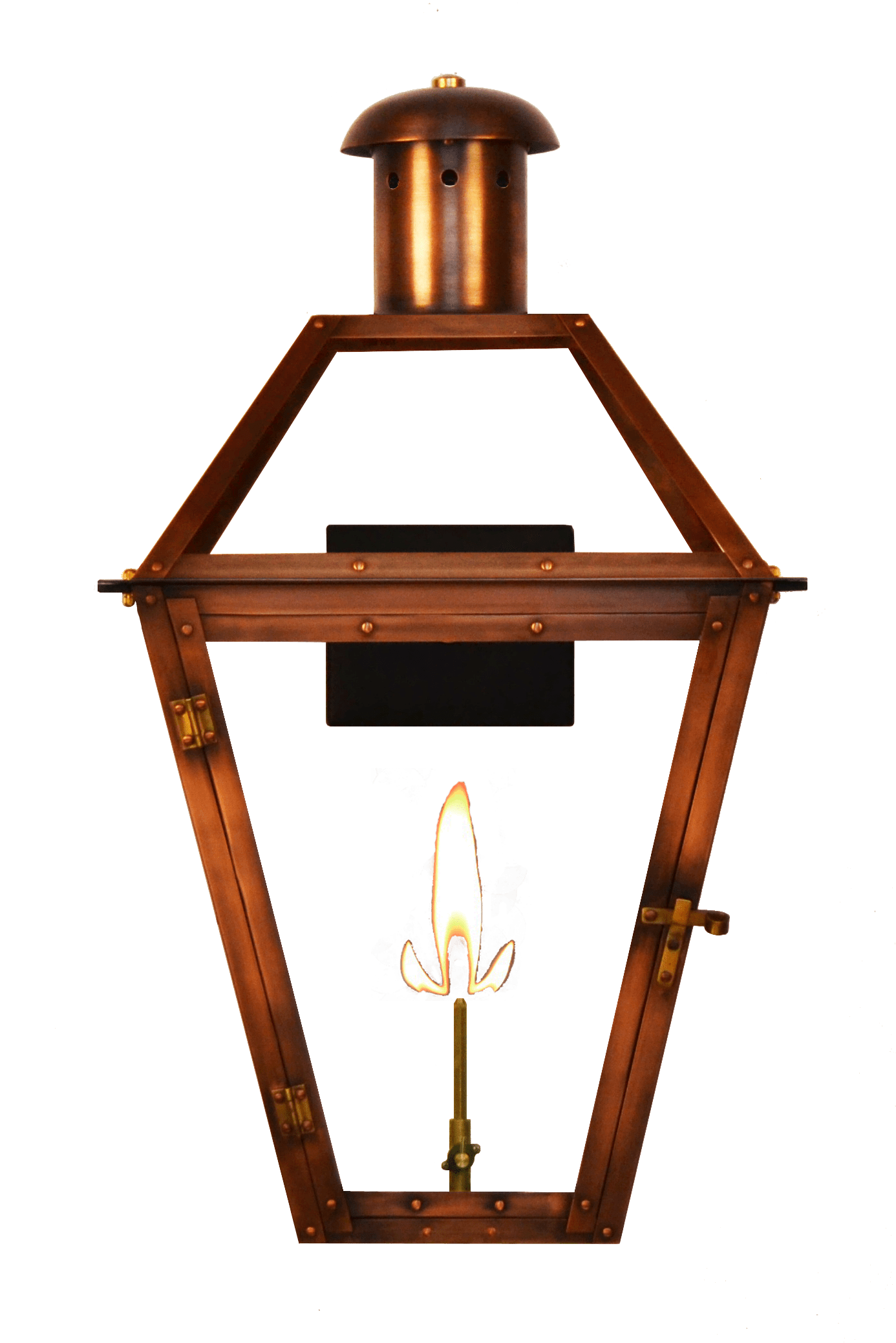 Georgetown Copper Lantern Electric Gas Copper Lantern French Market Lanterns