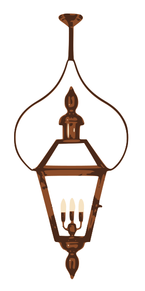 Georgetown Pendant Yoke with London Top and Bottom