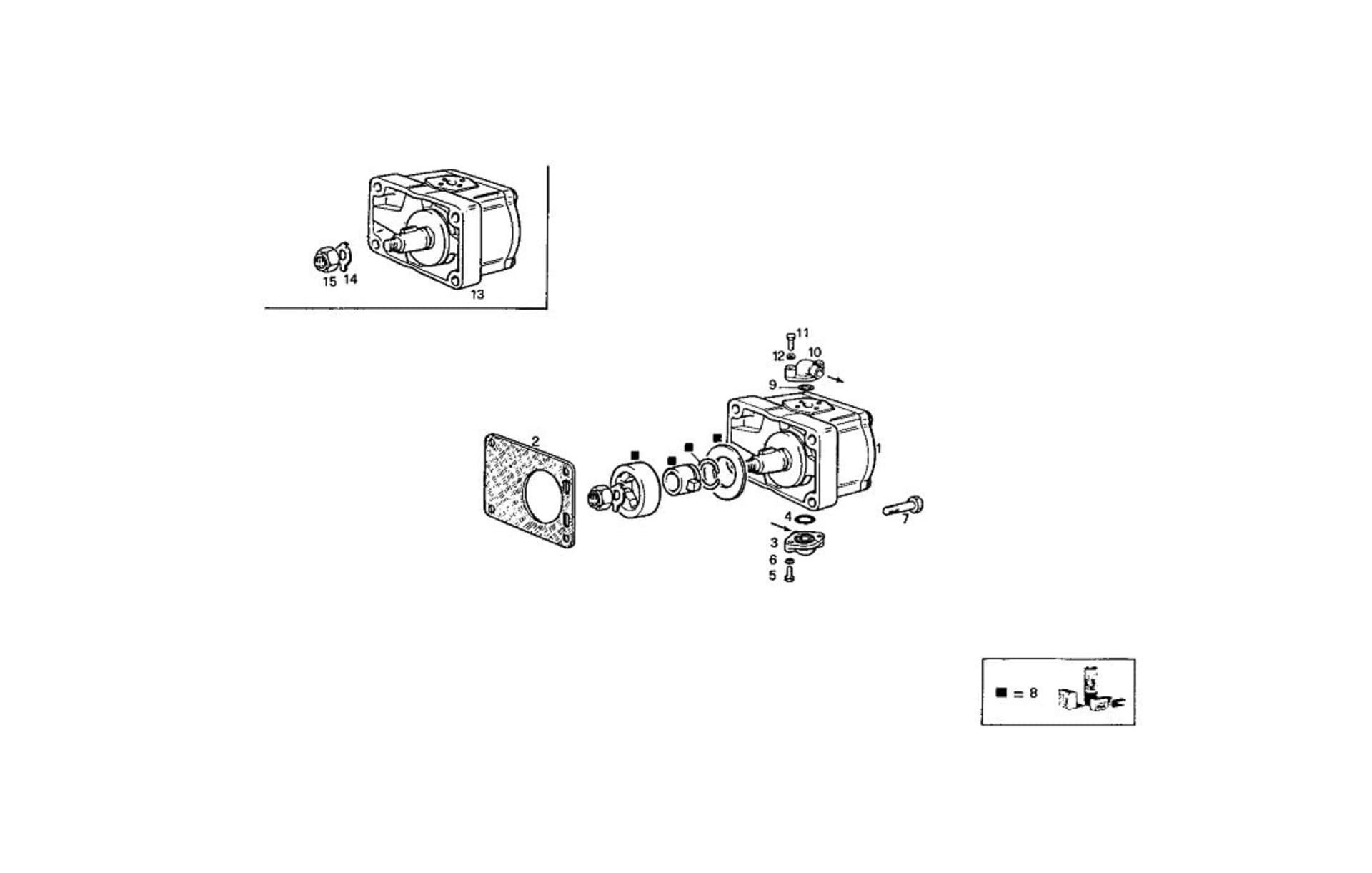 REAR HYDRAULIC PUMP