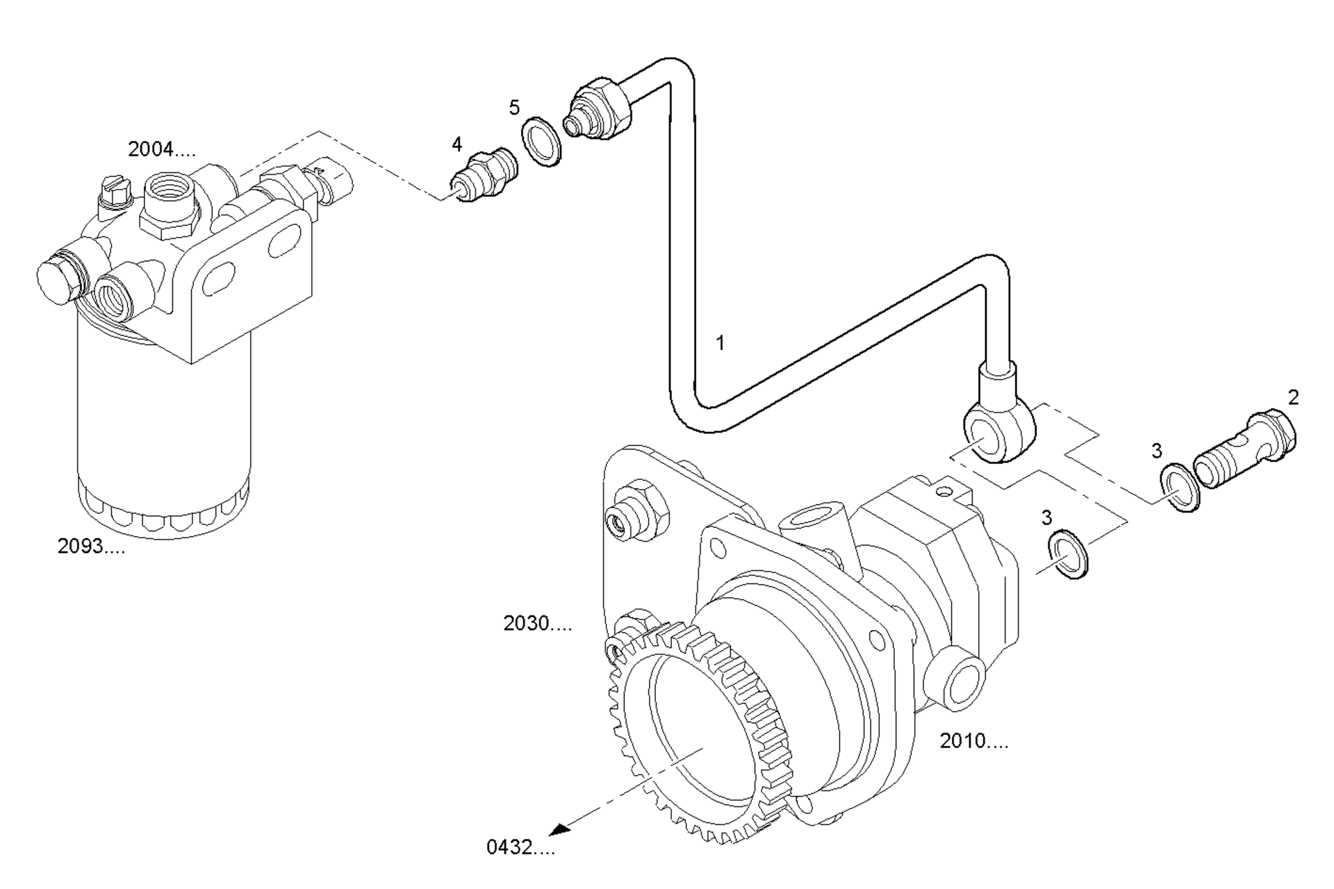 FUEL LINES -INLET TO FILTER