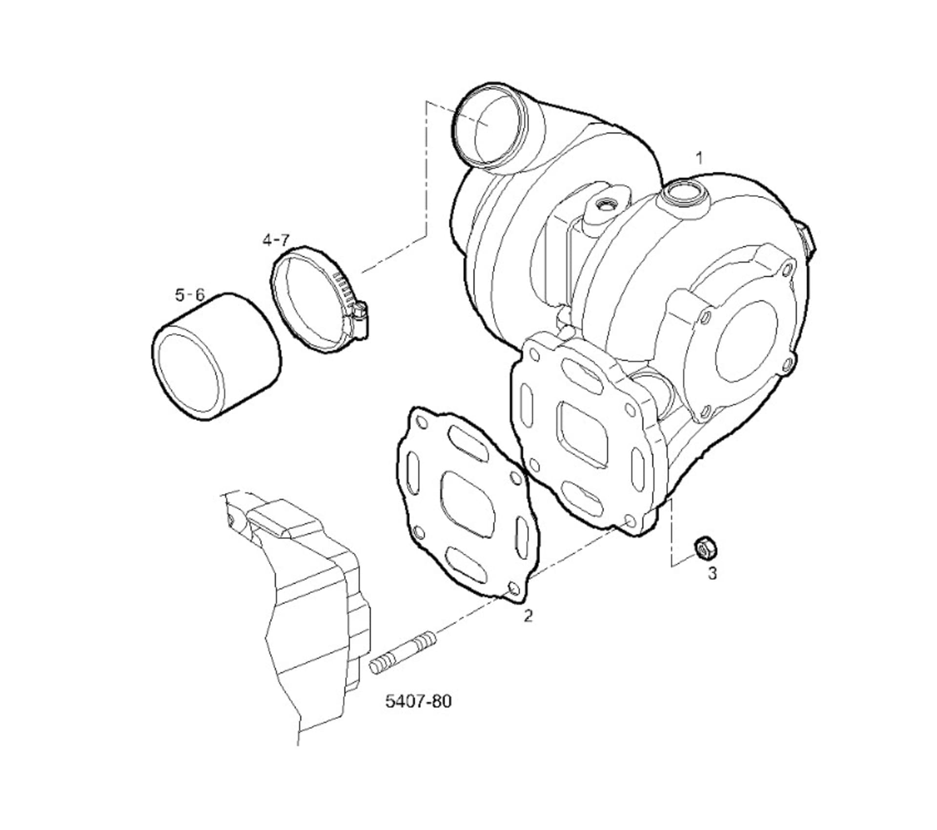 TURBOCHARGER & PIPES