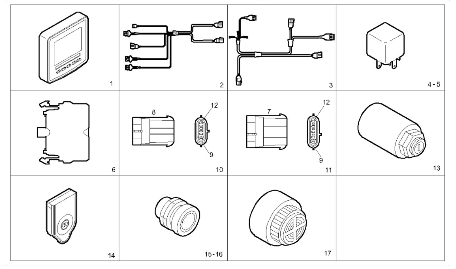 DIGITAL PANEL DELUXE 12/24V