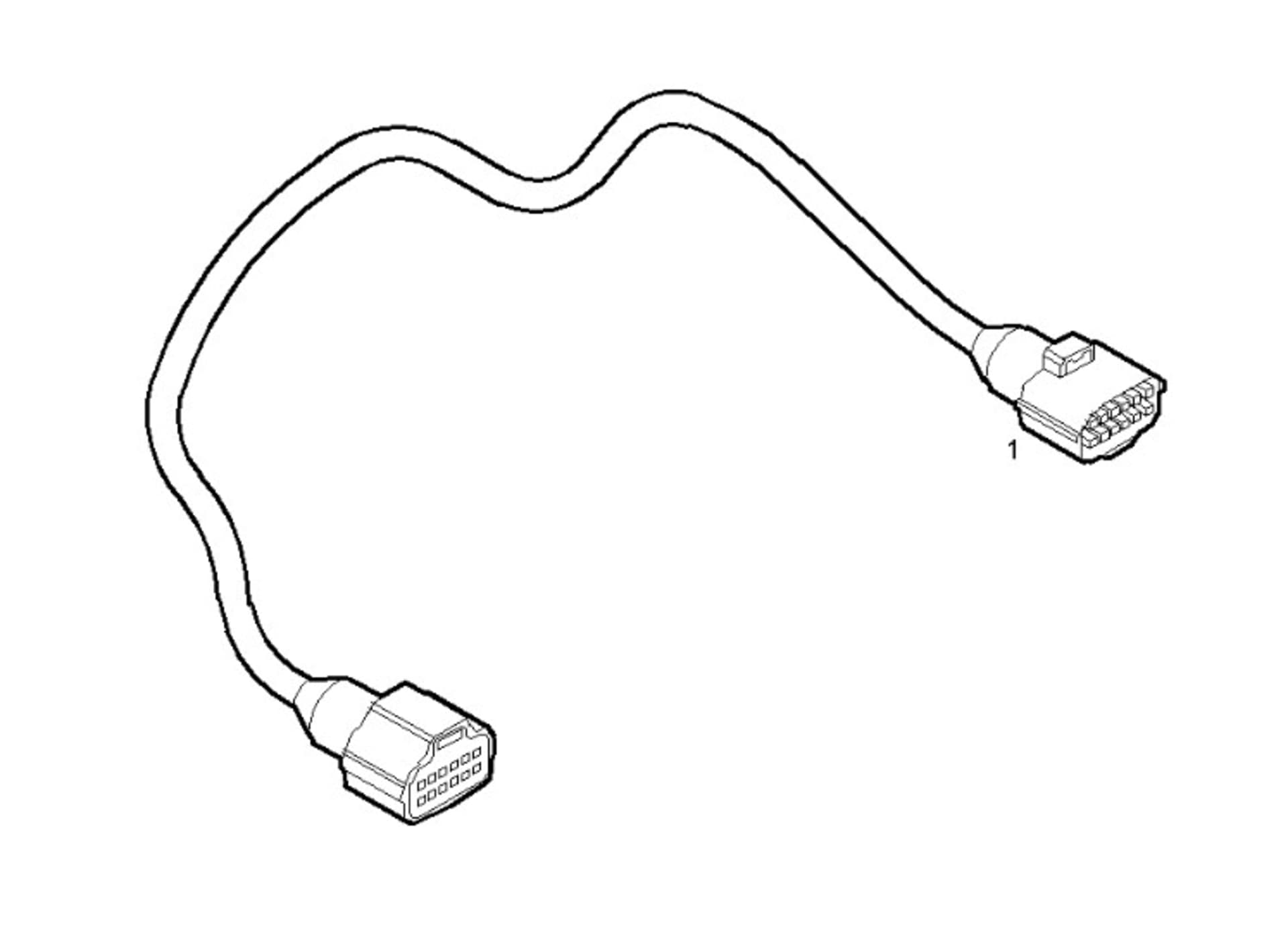 EXTENSION CABLE - 10M 12 POLES
