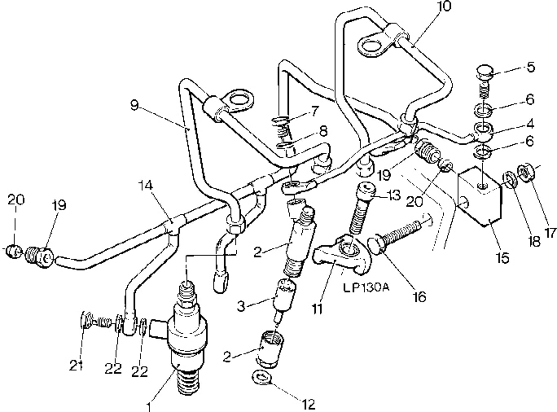 Fuel Injector and Pipes