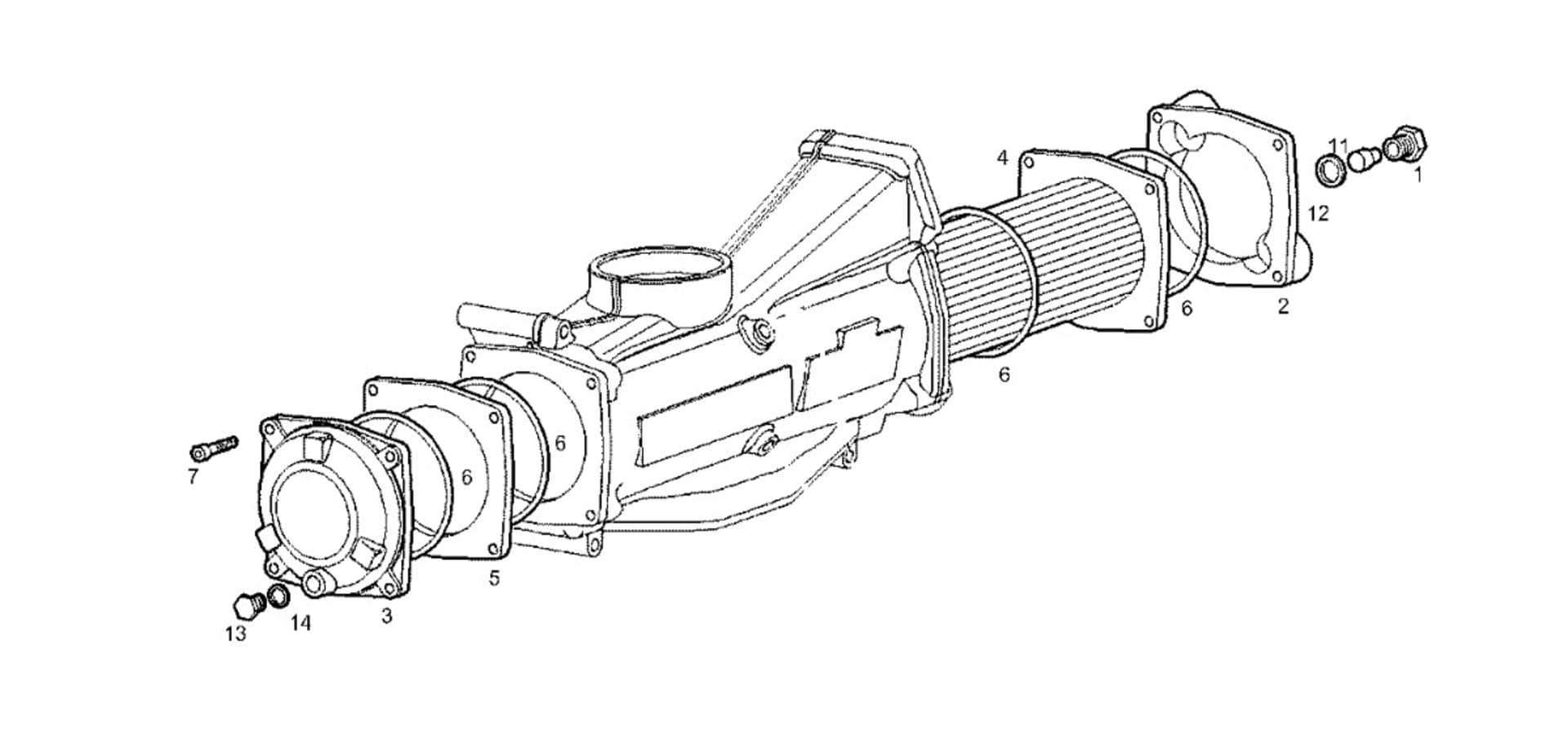 AIR - WATER HEAT EXCHANGER (COMPONENTS)