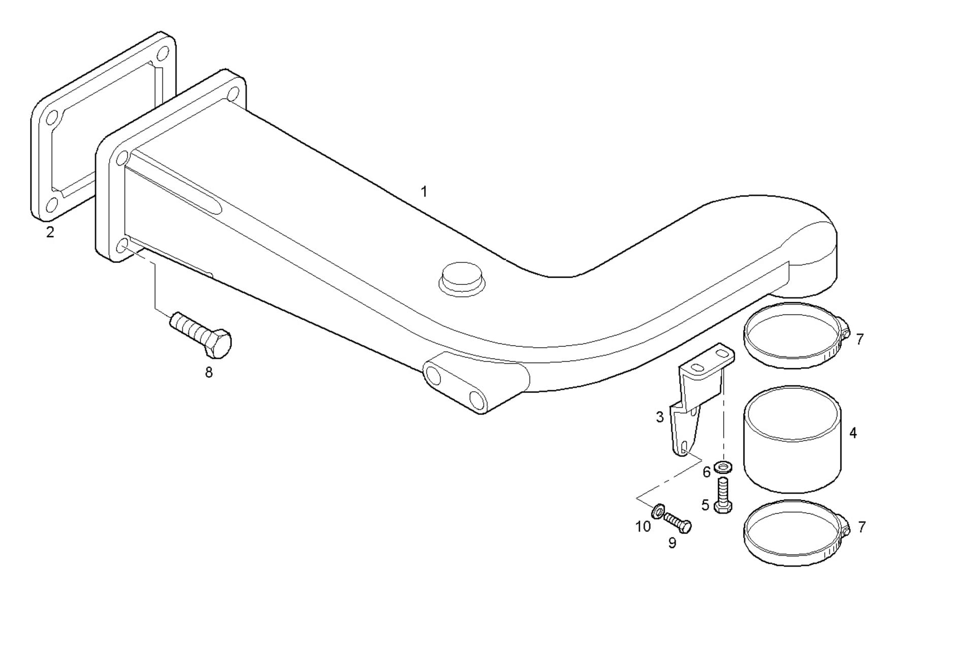 EXIT AIR PIPE