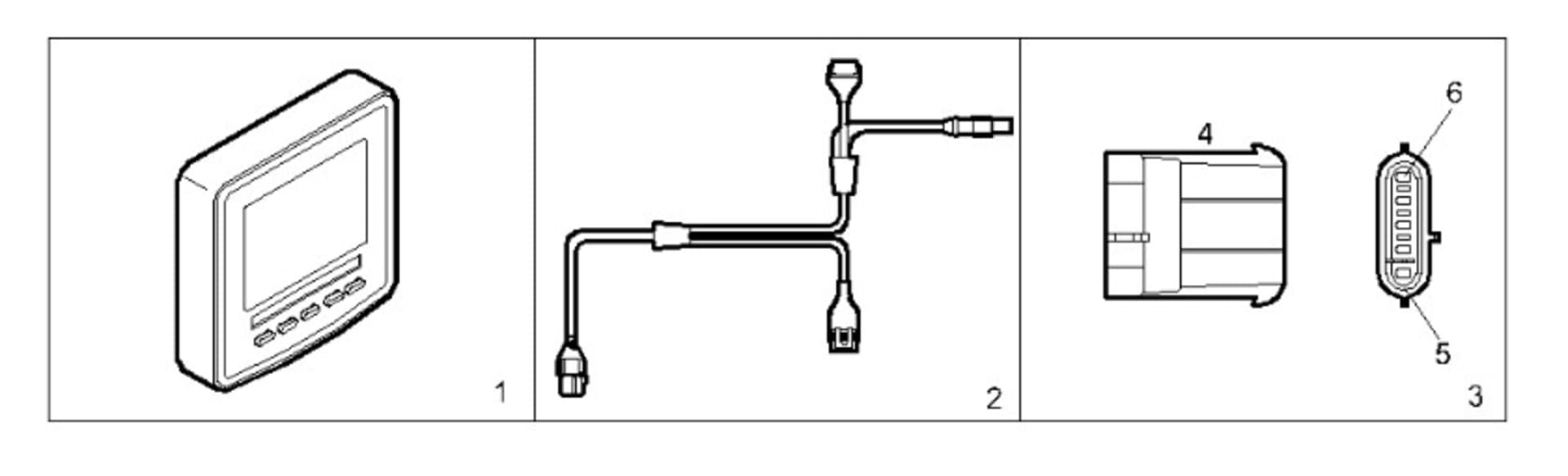 DIGITAL PANEL 12/24V FOR PARALLEL WITH ANALOG
