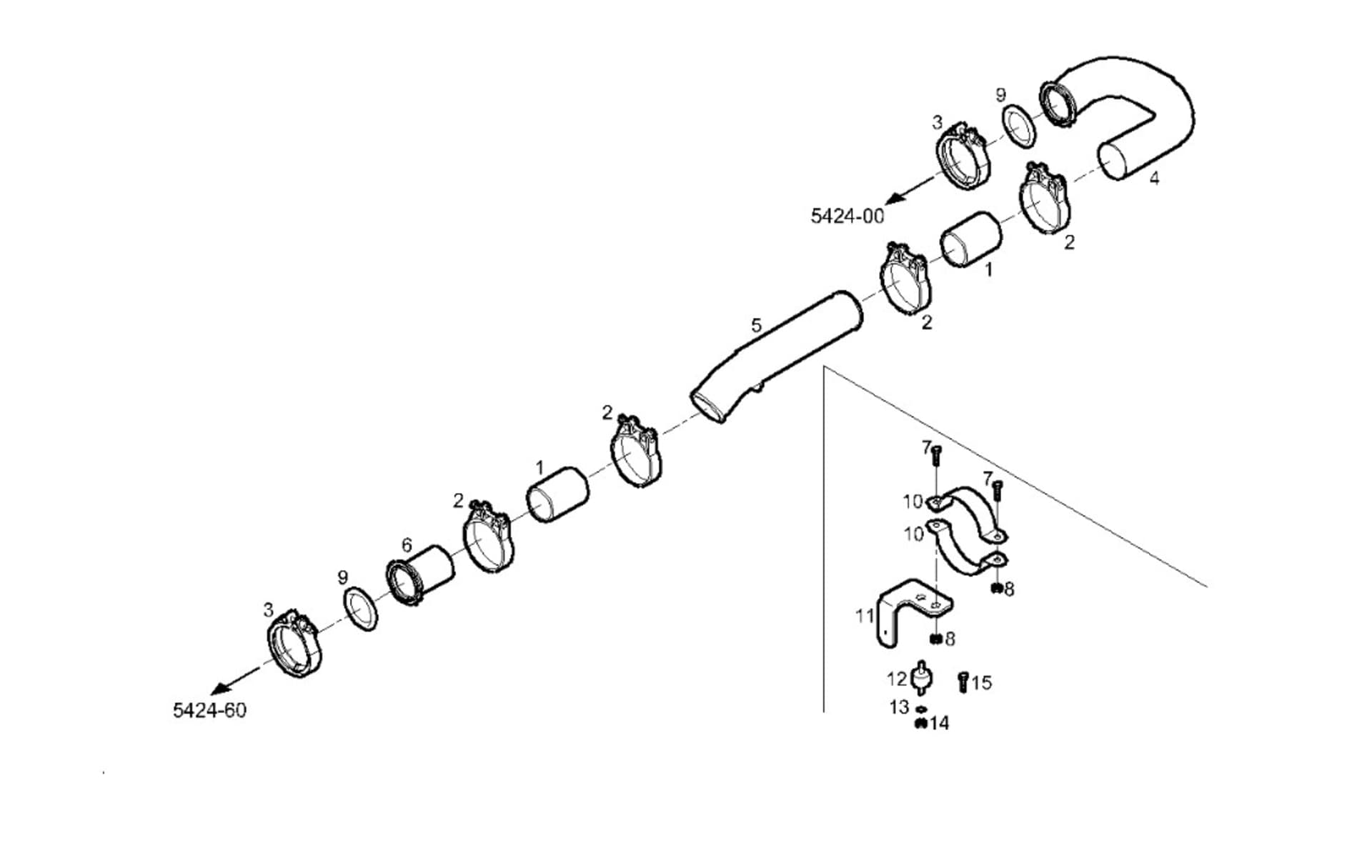 EXIT AIR PIPE